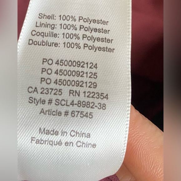 Aritzia Burgundy Midi Dress - Picture 9 of 11